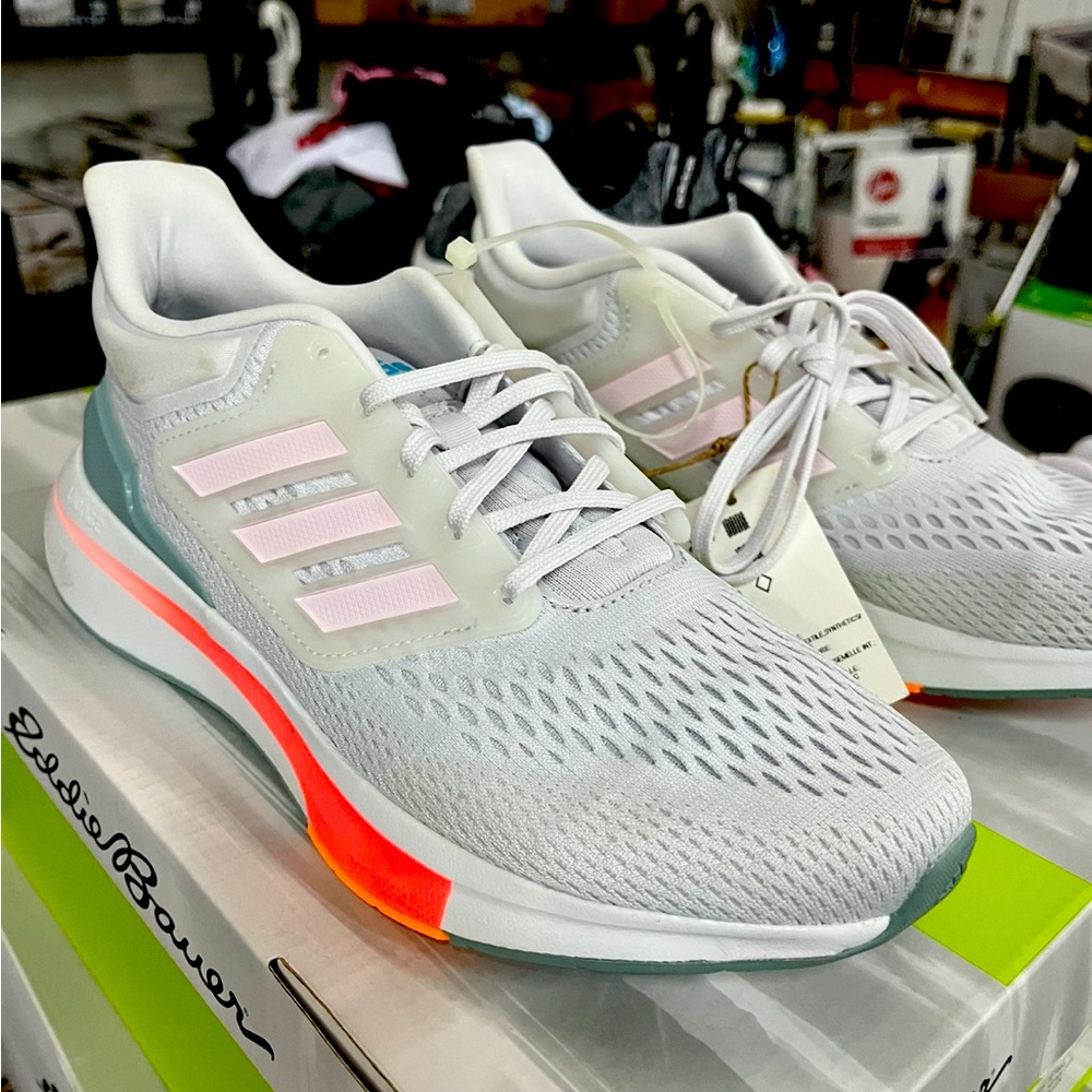 We have most sizes brand new to this shoe comes with box. Adidas EQ21 (Bounce)